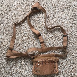 Free people harness and waist bag. RARE